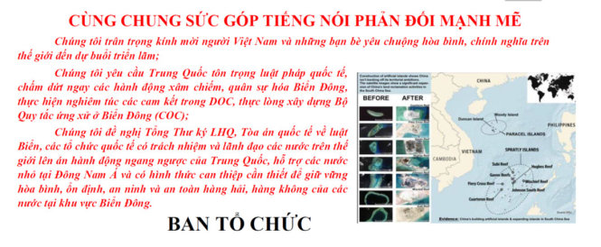 Lời giới thiệu chương trình của ban tổ chức - Ảnh chụp lại màn hình