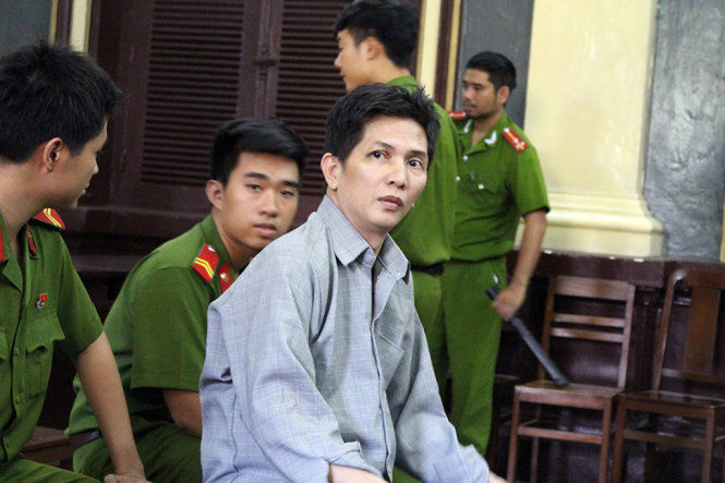Bị cáo Thành tại tòa.