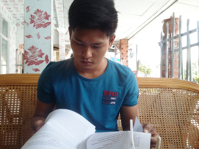 Tô Phương Trọng sau phiên toàn sơ thẩm.