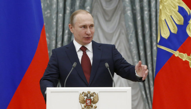Tổng thống Nga Vladimir Putin - Ảnh: Reuters