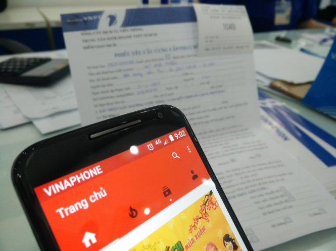 Mạng 4G VNPT - Vinaphone đang được triển khai thử nghiệm tại TPHCM. - Ảnh: Đức Thiện