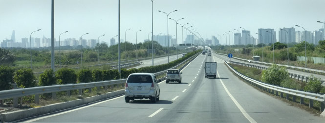 Đường cao tốc sẽ giúp TP.HCM kết nối thuận tiện với những đô thị vệ tinh - Ảnh: Châu Anh