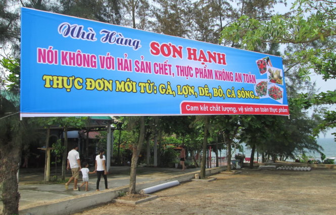 Các nhà hàng ven biển Nhật Lệ ở TP Đồng Hới tự cứu mình bằng cách nói không với cá chết và hải sản kém chất lượng