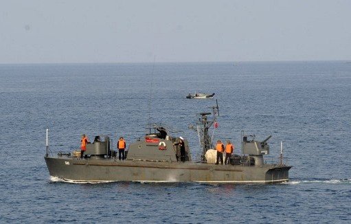 Một tàu tuần tra của Hải quân Triều Tiên. Ảnh: AFP
