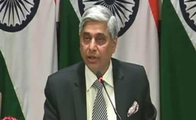 Người phát ngôn Bộ ngoại giao Ấn Độ, ông Vikas Swarup - Ảnh: NDTV