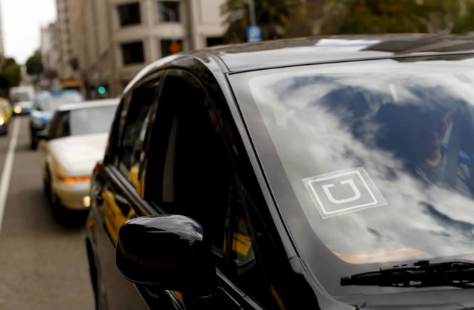 Xe chạy dịch vụ Uber - Ảnh minh họa: Techspot