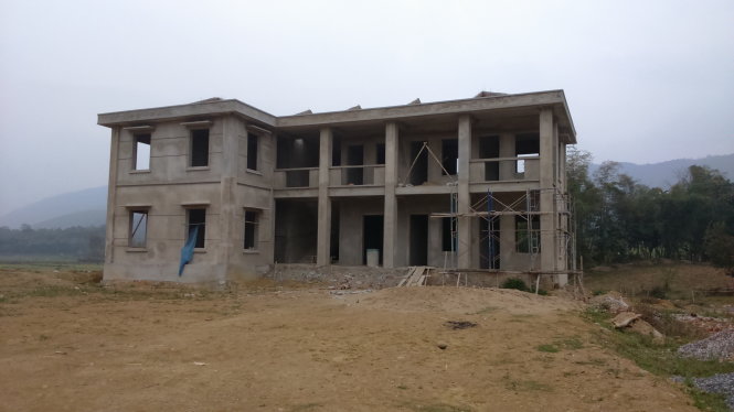 Công trình trạm y tế xã Đồng Lương, H.Lang Chánh (Thanh Hóa) xây dở dang do thiếu kinh phí - Ảnh: Hà Đồng