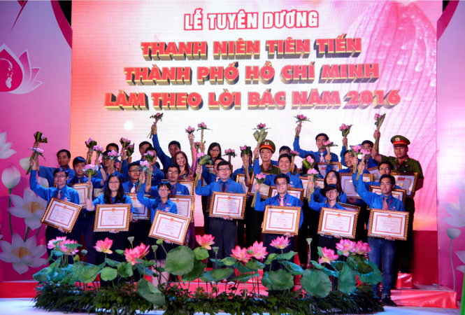 35 điển hình nhận danh hiệu Thanh niên tiên tiến làm theo lời Bác - Ảnh: DUYÊN PHAN