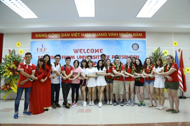 Sinh viên Trường ĐH Kinh tế tài chính TP.HCM. Ảnh: KT
