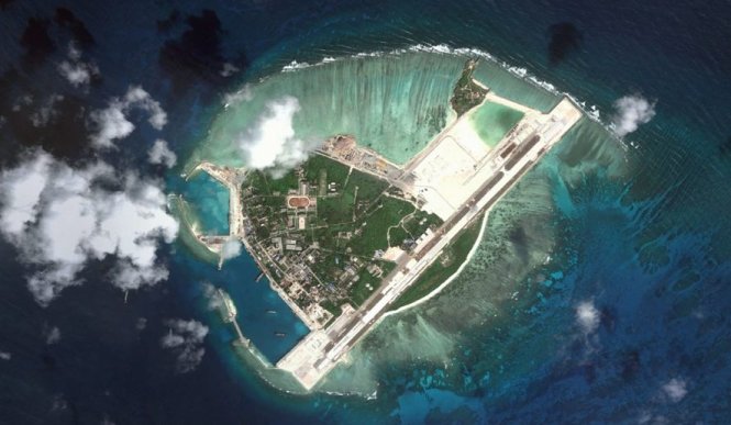 Đảo Phú Lâm trên Biển Đông của Việt Nam - Ảnh: Washington Times