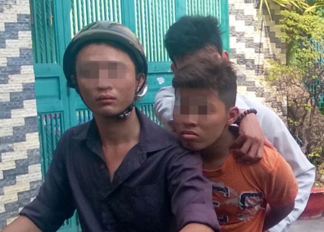 Những “hiệp sĩ” đường phố tham gia bắt một vụ cướp - Ảnh hiệp sĩ cung cấp
