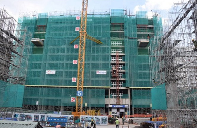 Tuân thủ cam kết xây dựng với khách hàng là một trong những cách gây dựng uy tín của chủ đầu tư - Ảnh: dự án The GoldView