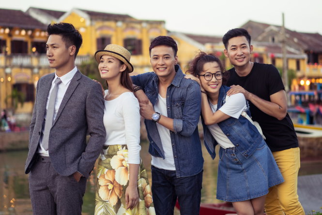 Các diễn viên Mạnh Trường, Lã Thanh Huyền, Hồng Đăng, Minh Hương, Anh Tuấn - Ảnh: VFC