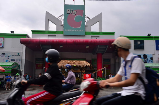Siêu thị Big C trên đường Hoàng Văn Thụ, Q.Phú Nhuận, TP.HCM - Ảnh: QUANG ĐỊNH