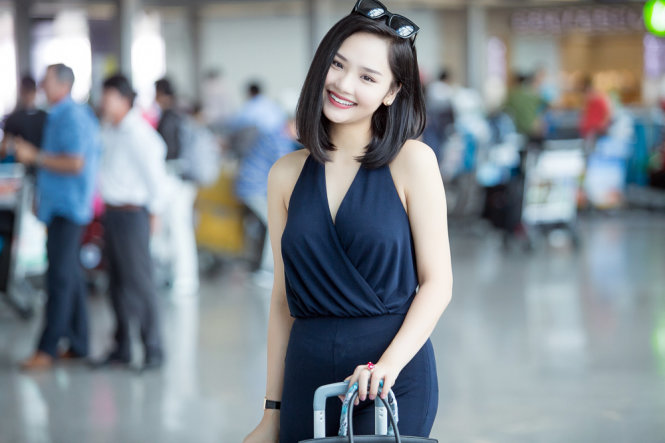 Miu Lê lên đường sáng Bali chiều 14-7 để tham dự Viral Fest Asia 2016 - Ảnh Minh Tài