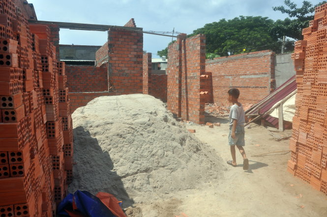 Căn nhà xây trái phép ở hẻm 58 đường Đô Lương, phường 11, TP Vũng Tàu do Nguyễn Văn Lương lừa đảo “bảo kê”. Ảnh: Đông Hà.