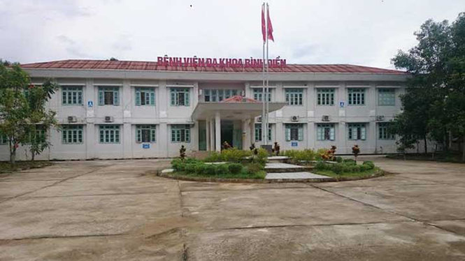 Bệnh viện Đa khoa Bình Điền - nơi xảy ra vụ việc - Ảnh: VĂN DINH