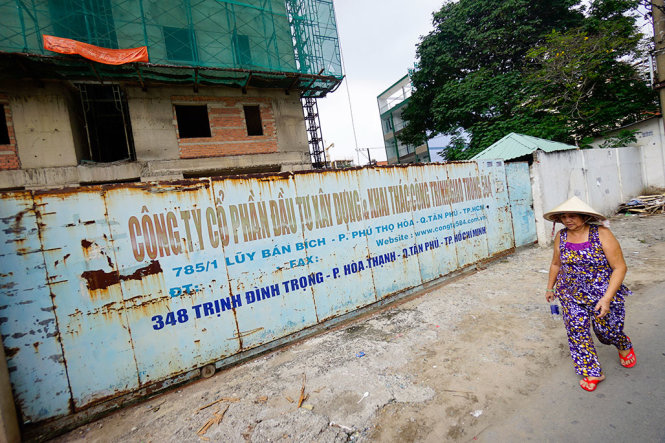 Dự án chung cư 584 đường Trịnh Đình Trọng