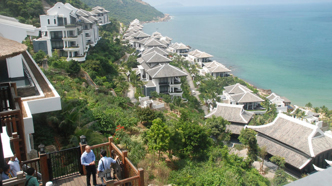 Khu du lịch InterContinental Danang Sun Peninsula (bãi Bắc, bán đảo Sơn Trà, TP Đà Nẵng) sẽ là nơi tổ chức các hoạt động của APEC 2017 - Ảnh: HỮU KHÁ