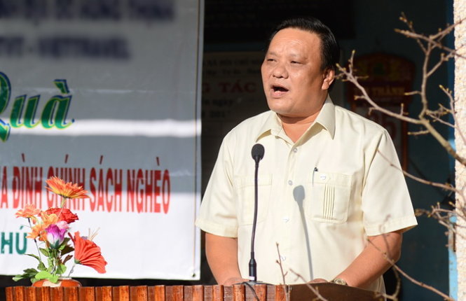 Ông Lê Kim Toàn - phó bí thư thường trực Tỉnh ủy Bình Định - Ảnh: H.THỊNH