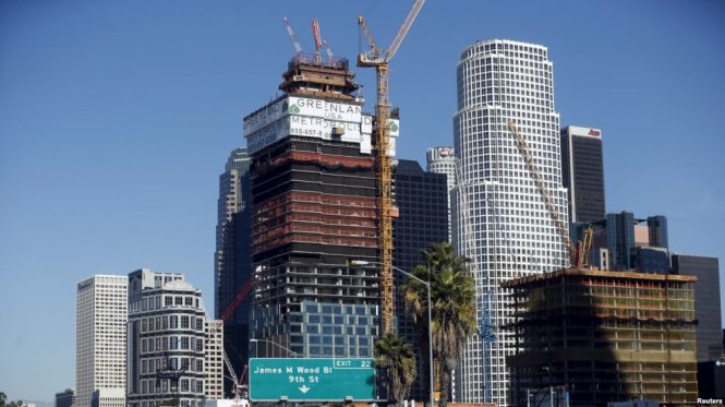 Dự án khu nhà Metropolis ở ngoại ô Los Angeles do nhà đầu tư Trung Quốc Greenland phát triển ở bang California (Mỹ) - Ảnh: Reuters