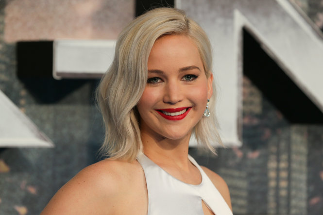 Năm thứ 2 liên tiếp, nữ diễn viên Jennifer Lawrence 26 tuổi người Mỹ là diễn viên được trả thù lao cao nhất thế giới theo xếp hạng của tạp chí Forbes - Ảnh: AFP