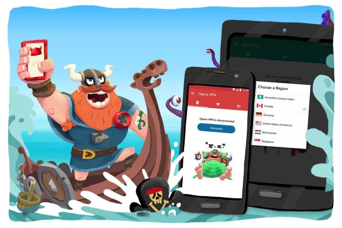 Đã có Opera VPN miễn phí cho Android. - Nguồn: Opera