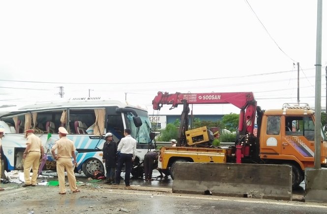 Hiện trường vụ tai nạn