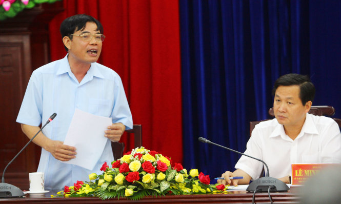 Tỉnh Bạc Liêu đã có nhiều kiến nghị về phát triển nông nghiệp và xây dựng nông thôn mới trên địa bàn tỉnh tại buổi làm việc chiều 14-9 - Ảnh: CHÍ QUỐC