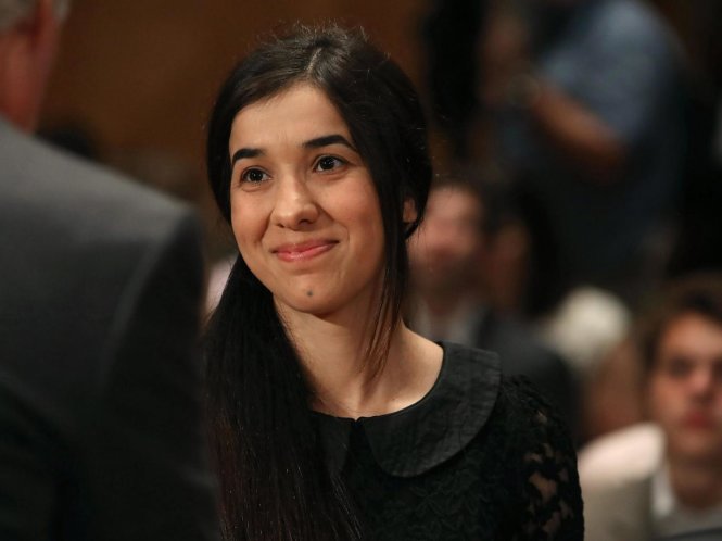 Chị Nadia bị IS bắt cóc tại làng Kochu quê hương chị gần thị trấn miền bắc Sinjar của Iraq vào tháng 8-2014 và bị đưa tới Mosul - Ảnh: AFP