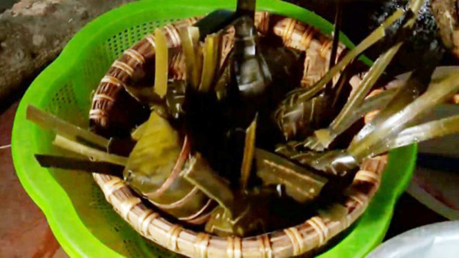 Bánh chim gâu sau khi đã nấu chín