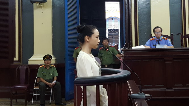 Bị cáo Trương Hồ Phương Nga tại tòa - Ảnh: H.Điệp