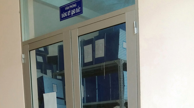 Văn phòng Đăng ký quyền sử dụng đất Kế Sách, nơi ông Viễn làm việc