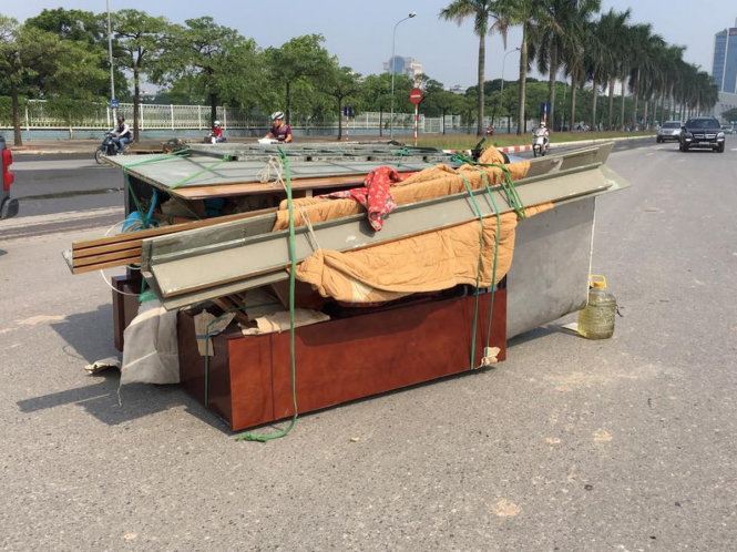 Hiện trường vụ tai nạn - Ảnh: T.Q