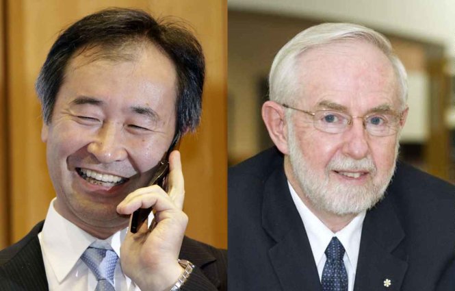 Takaaki Kajita et Arthur McDonald, prix Nobel de physique 2015