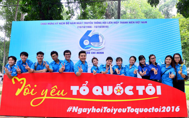 Ngày hội Tôi yêu Tổ quốc thu hút nhiều hội viên, thanh niên tham gia - Ảnh: DUYÊN PHAN