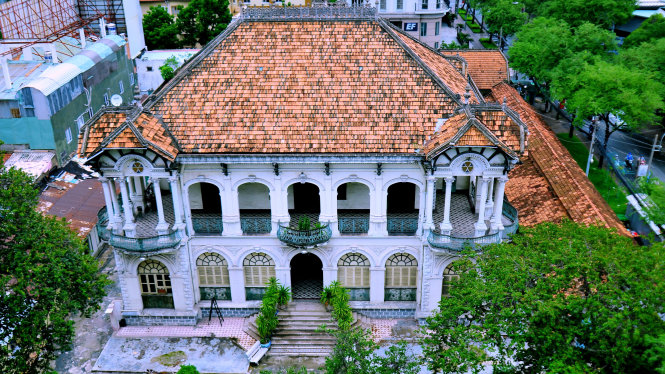 Biệt thự cổ Phương Nam trên đường Võ Văn Tần, Q.3 - Ảnh: HỮU THUẬN