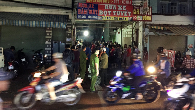 Dãy trọ trên đường Đỗ Xuân Hợp, nơi xảy ra vụ việc - Ảnh: Tâm Đức