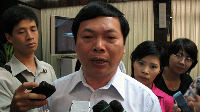 Ông Vũ Huy Hoàng khi còn đương chức - Ảnh: C.V.K
