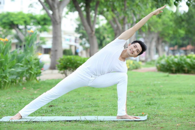 Nam ca sĩ thường dành thời gian để luyện tập thể dục, giữ gìn sức khỏe
