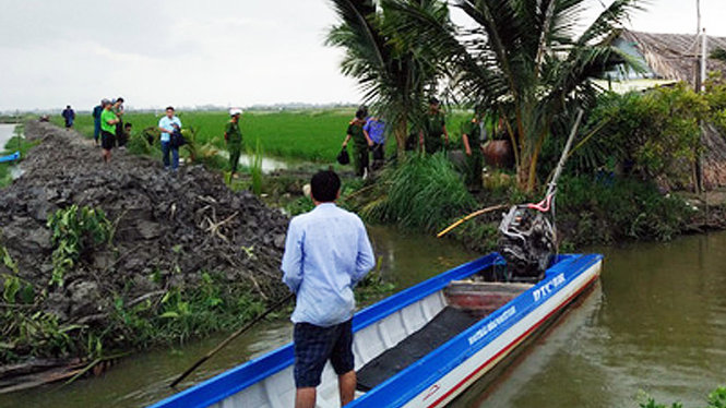 Căn chòi nơi xảy ra vụ án mạng chấn động vùng quê yên tĩnh Vĩnh Thuận - Ảnh: K.NAM