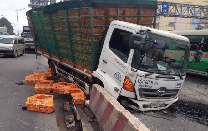 Hiện trường vụ tai nạn - Ảnh: