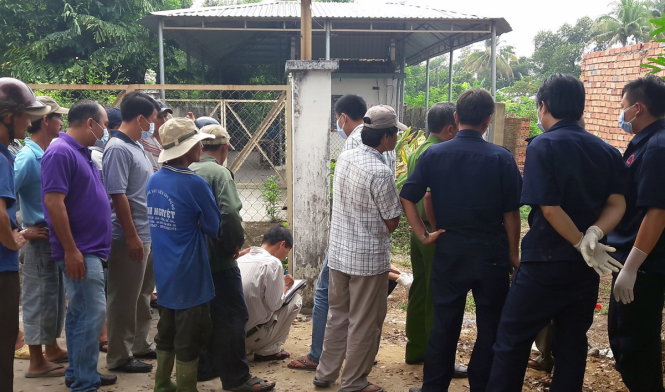 Hiện trường vụ việc - Ảnh: A.L