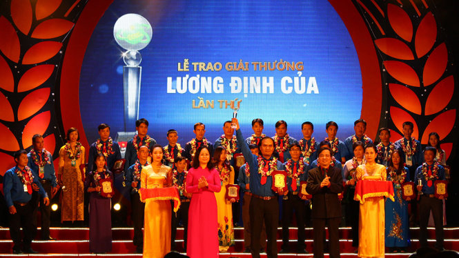 Một số hình ảnh tại buổi lễ trao giải thưởng Lương Định Của năm 2016 - Ảnh: HÀ THANH