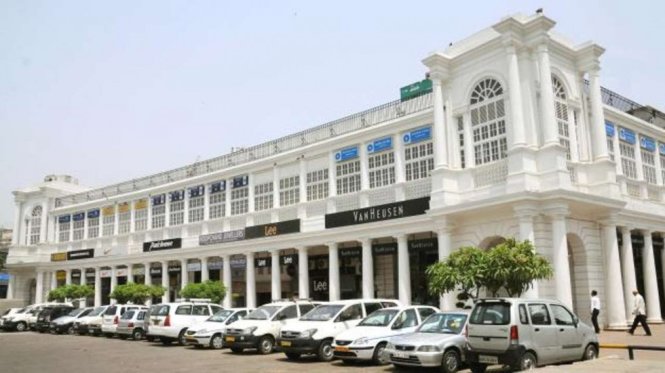 Khách sạn Connaught Place ở New Delhi, Ấn Độ, nơi xảy ra vụ việc mà người phụ nữ Mỹ đang đệ đơn tố cáo - Ảnh: AFP