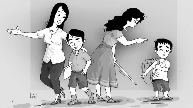 Người lớn nên dạy sao để trẻ biết nói lời xin lỗi? - Tranh: LAP