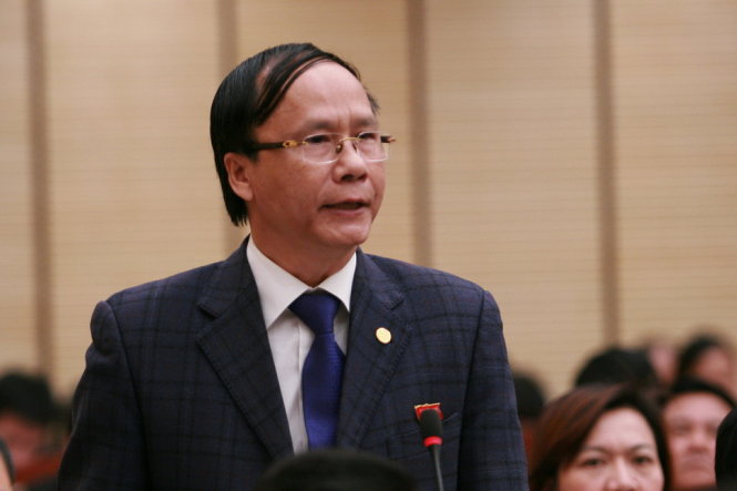 Đại biểu Nguyễn Hoài Nam, trưởng Ban Pháp chế HĐND TP khẳng định “chưa thấy trách nhiệm của công an trong cấp phép kinh doanh có điều kiện cho quán karaoke” - Ảnh: NAM TRẦN