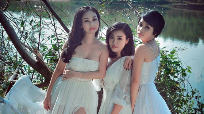 3 thành viên của Con gái đã gắn bó với nhau 11 năm - Ảnh: NVCC