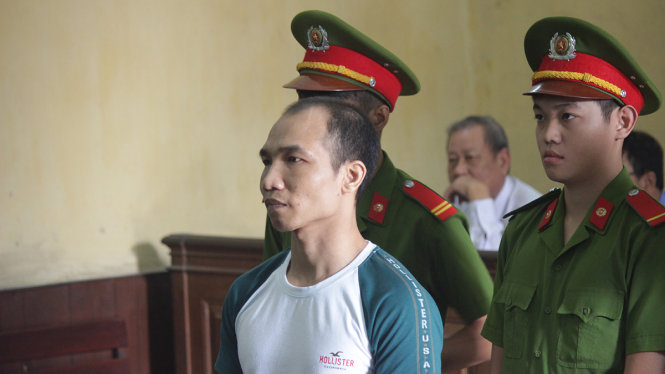 Bị cáo Tuyến tại tòa phúc thẩm