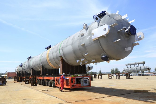 Vốn FDI đăng ký ảo nhưng thời gian gần đây vốn đăng ký so với vốn thực giải ngân đã sát nhau hơn. Ảnh minh họa: Tại công trường một dự án FDI vào ngành cơ khí chế tạo tại miền Trung. Ảnh: Anh Đức
